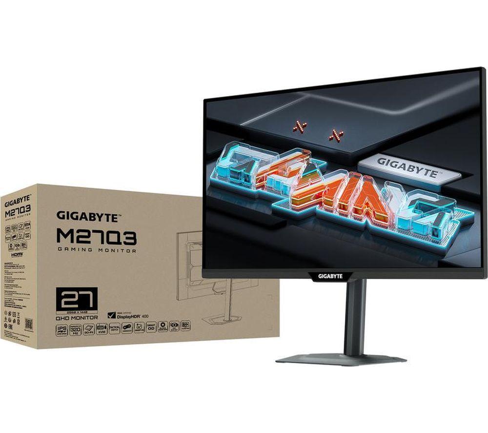 GIGABYTE M27Q3 EK Quad HD 27" LED Gaming Monitor - Black image number 8 of 8