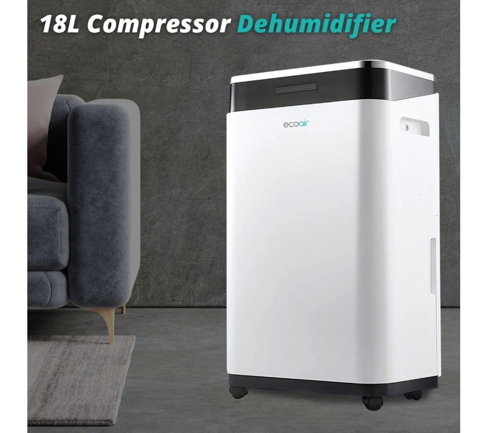 ECOAIR DC18 MK2 Compressor Dehumidifier - White image number 6 of 6