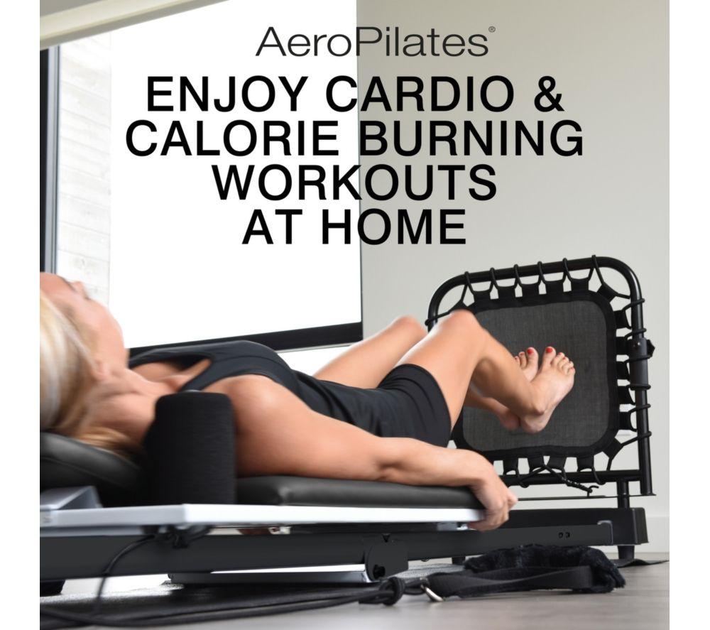 AEROPILATES Reformer 435 Plus Pilates Machine - Black & Pink image number 9 of 10