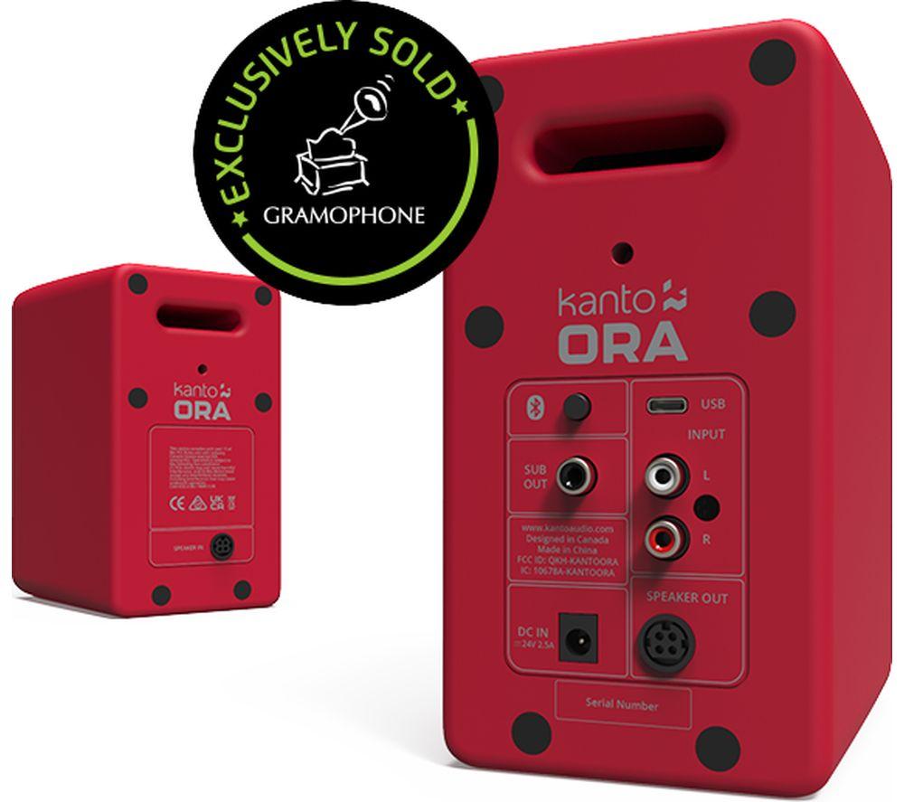 KANTO AUDIO ORA Bluetooth Speaker - Matte Red image number 2 of 2