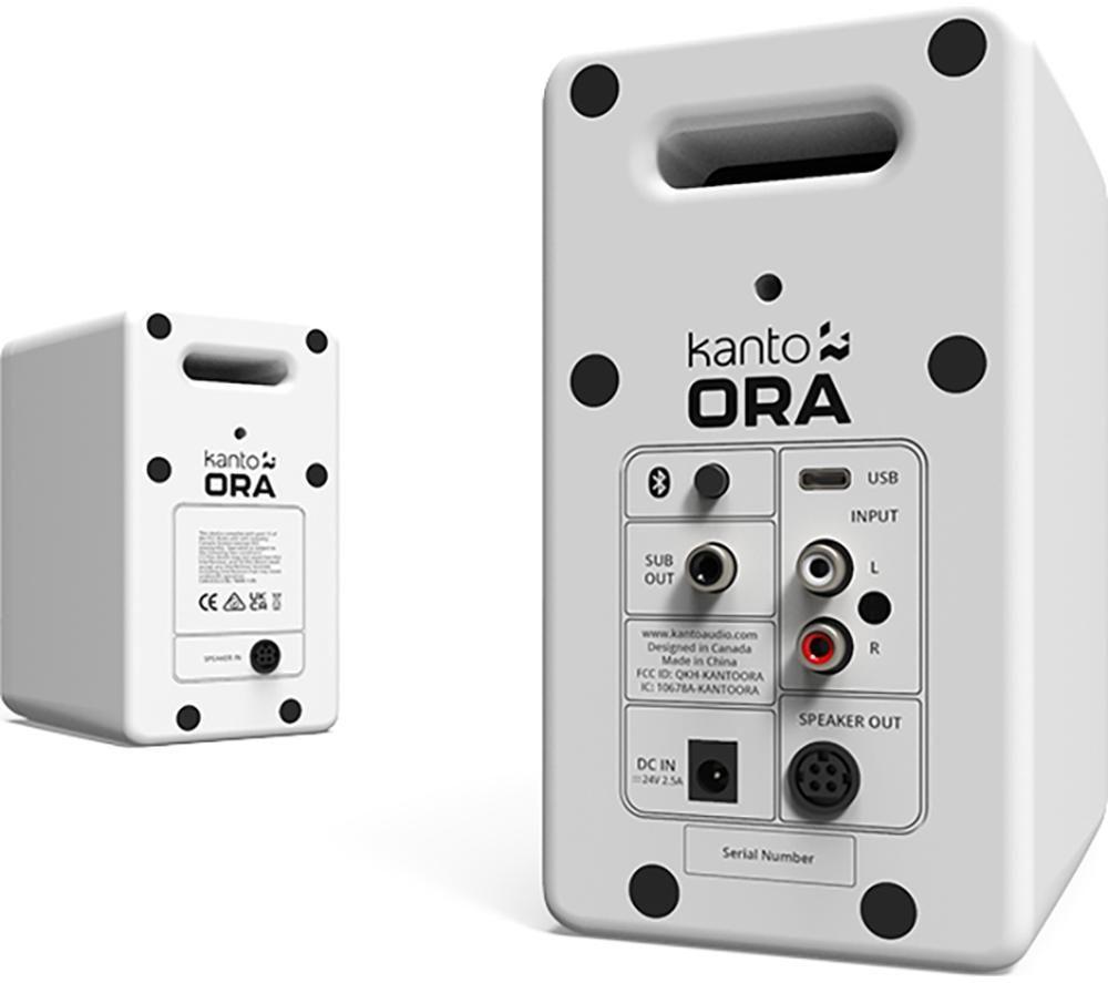 KANTO AUDIO ORA Bluetooth Speaker - Matte White image number 2 of 2