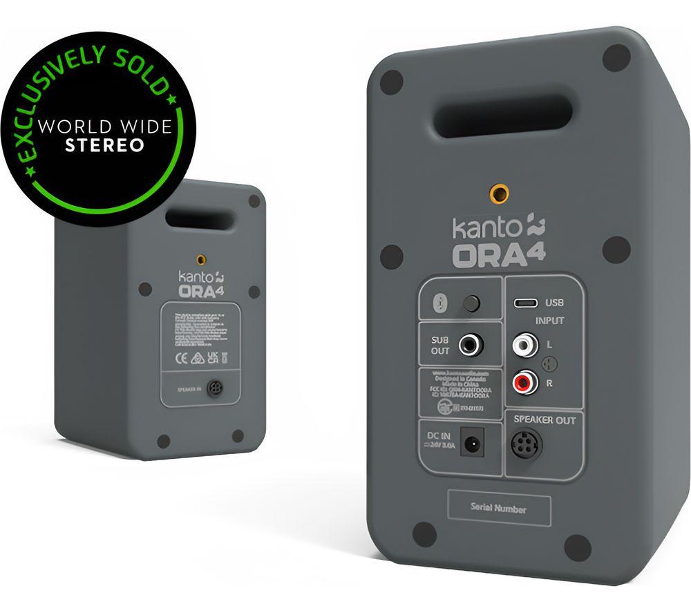 KANTO AUDIO ORA 4 Bluetooth Speaker - Matte Grey image number 2 of 2