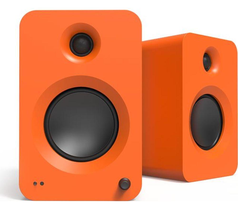Kanto Audio Ren Bluetooth Bookshelf Speakers - Matte Orange, Orange