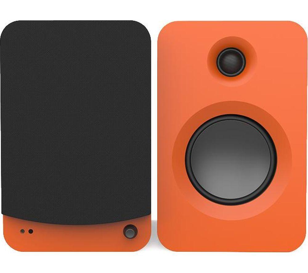 KANTO AUDIO REN Bluetooth Bookshelf Speakers - Matte Orange image number 2 of 3