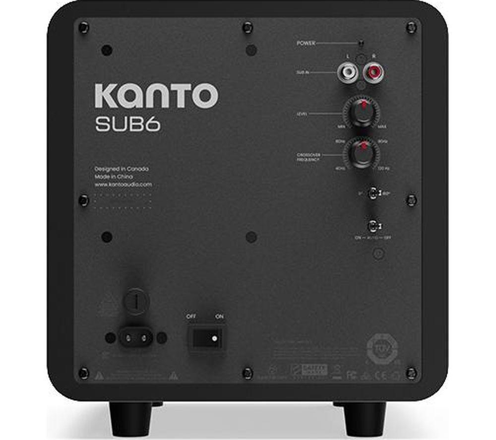 KANTO AUDIO SUB6 Subwoofer - Vinyl Black image number 3 of 3