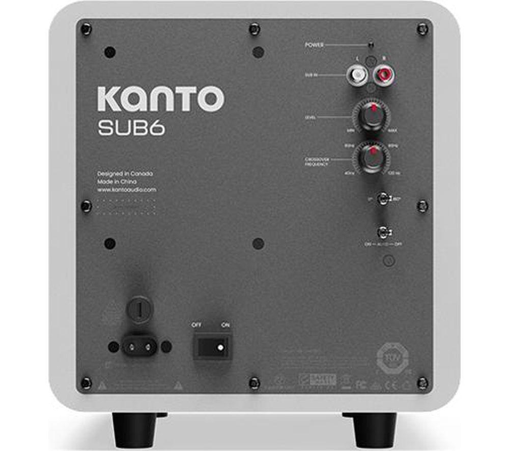 KANTO AUDIO SUB6 Subwoofer - Vinyl White image number 2 of 2