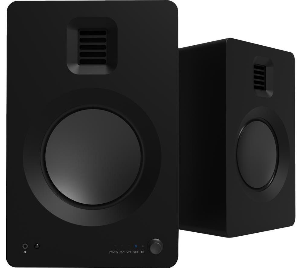 KANTO AUDIO TUK Powered Bluetooth Bookshelf Speakers - Matte Black image number 5 of 5