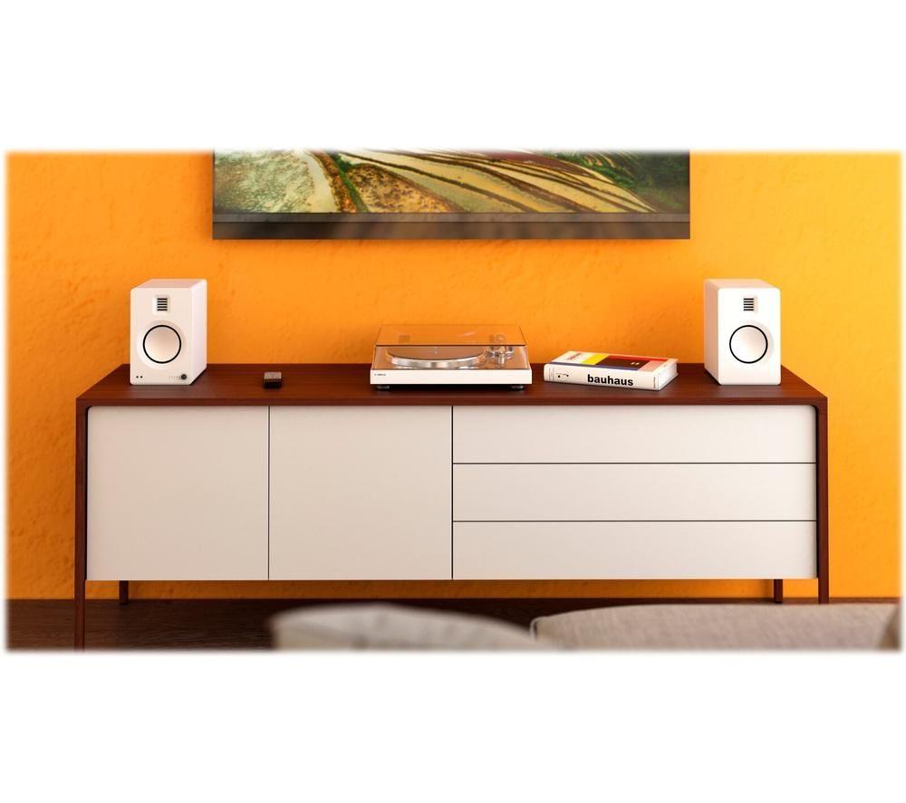 KANTO AUDIO TUK Powered Bluetooth Bookshelf Speakers - Matte White image number 5 of 8
