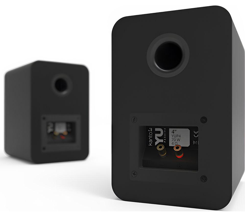KANTO AUDIO YUP4 Passive Bookshelf Speakers - Matte Black image number 3 of 3