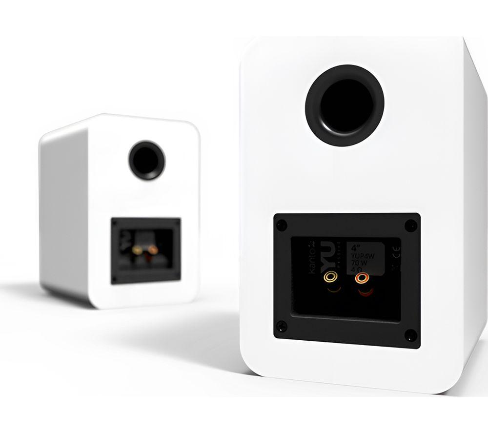 KANTO AUDIO YUP6W Passive Bookshelf Speakers - Matte White image number 2 of 3