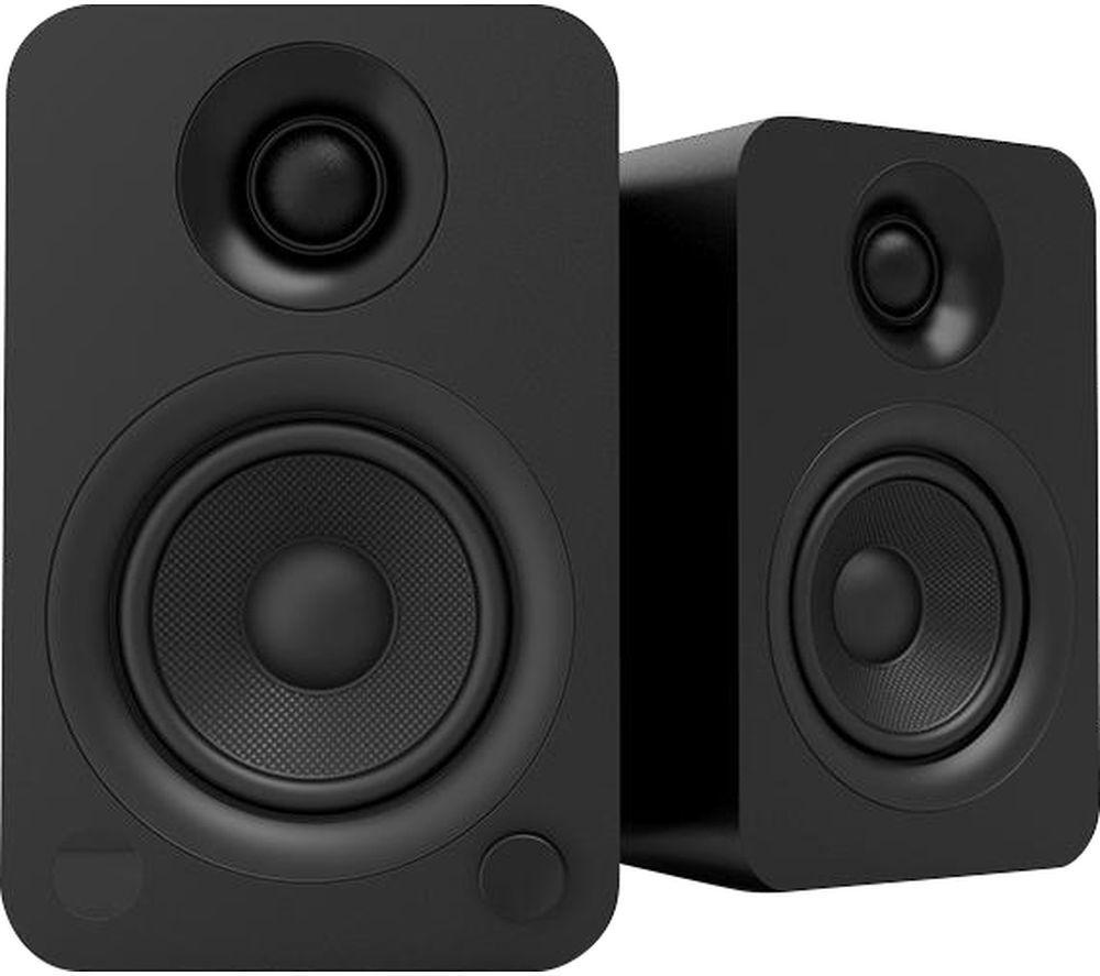 Kanto Audio Ren Yu Powered Bluetooth Desktop Speakers - Matte Black, Black