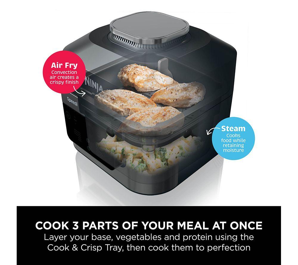 NINJA Speedi 12-in-1 ON500UK Multi-cooker & Air Fryer - Black & Stainless Steel image number 3 of 15