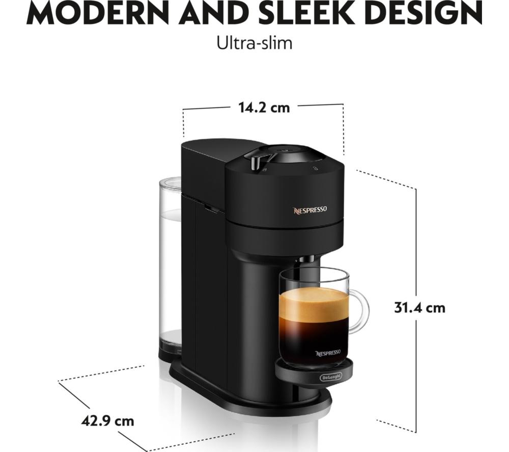 NESPRESSO by Krups XN911NG0 Smart Pod Coffee Machine with Aeroccino Milk Frother - Black image number 5 of 8