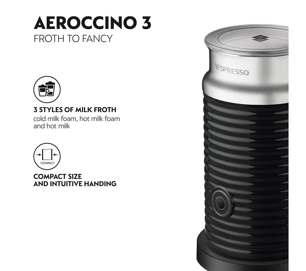 NESPRESSO by Krups XN911NG0 Smart Pod Coffee Machine with Aeroccino Milk Frother - Black image number 6 of 8