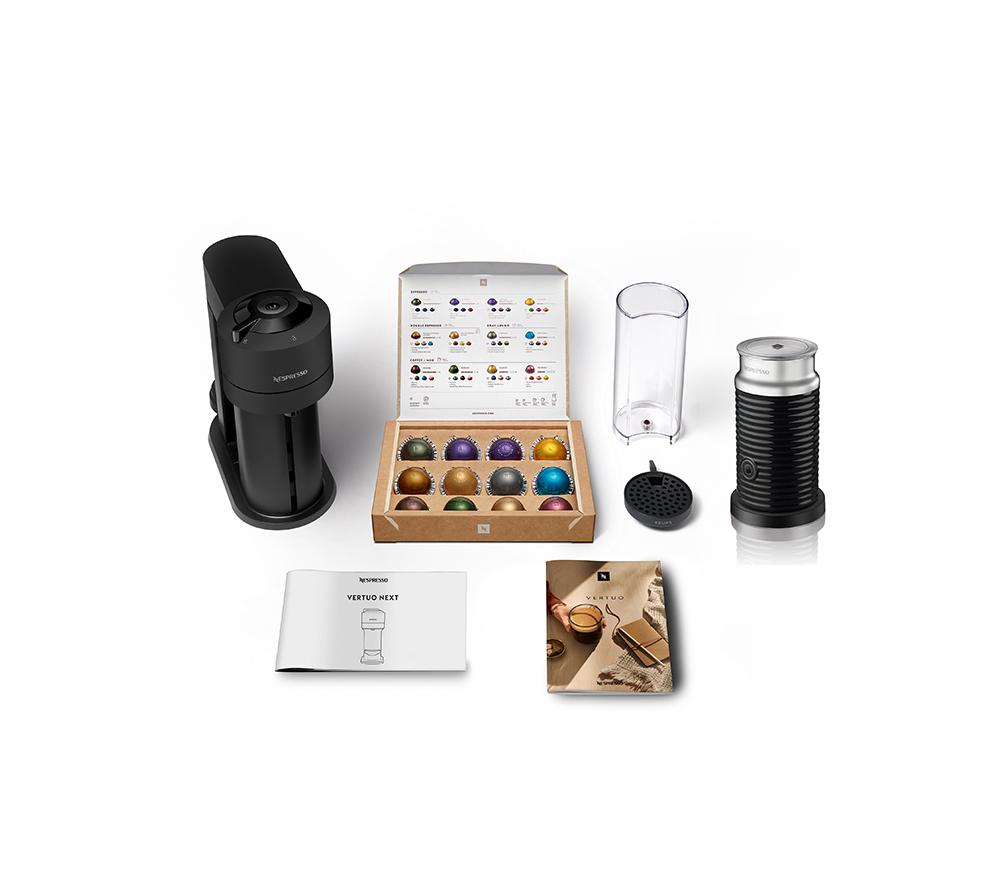 NESPRESSO by Krups XN911NG0 Smart Pod Coffee Machine with Aeroccino Milk Frother - Black image number 7 of 8