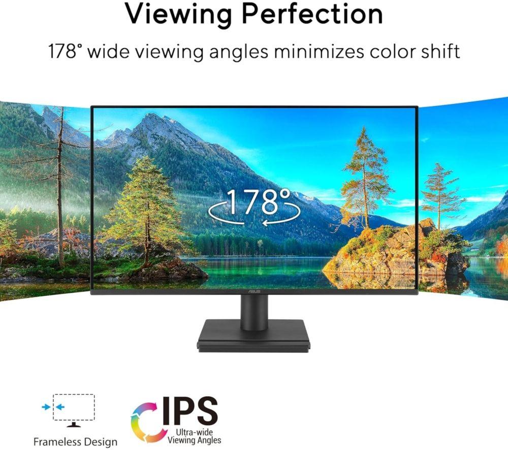 ASUS VA249HG Full HD 24" IPS LCD Monitor - Black image number 7 of 7