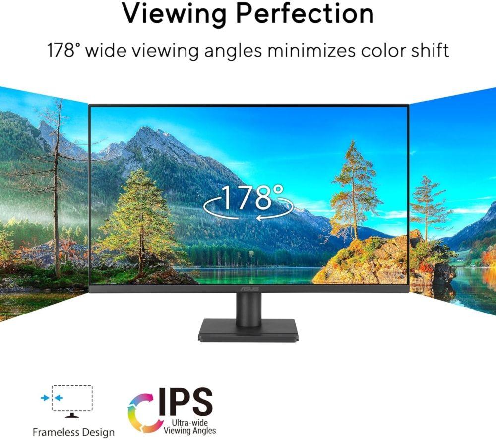 ASUS VA279HG Full HD 27" IPS LED Monitor - Black image number 8 of 8