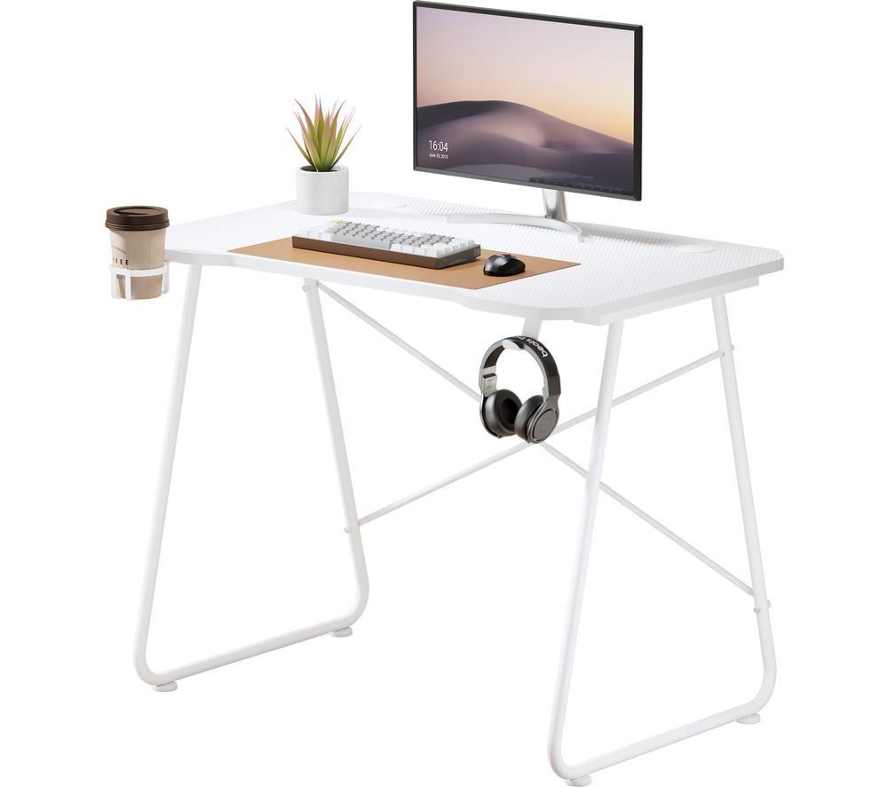 PROPERAV Office Computer Desk - White image number 2 of 4