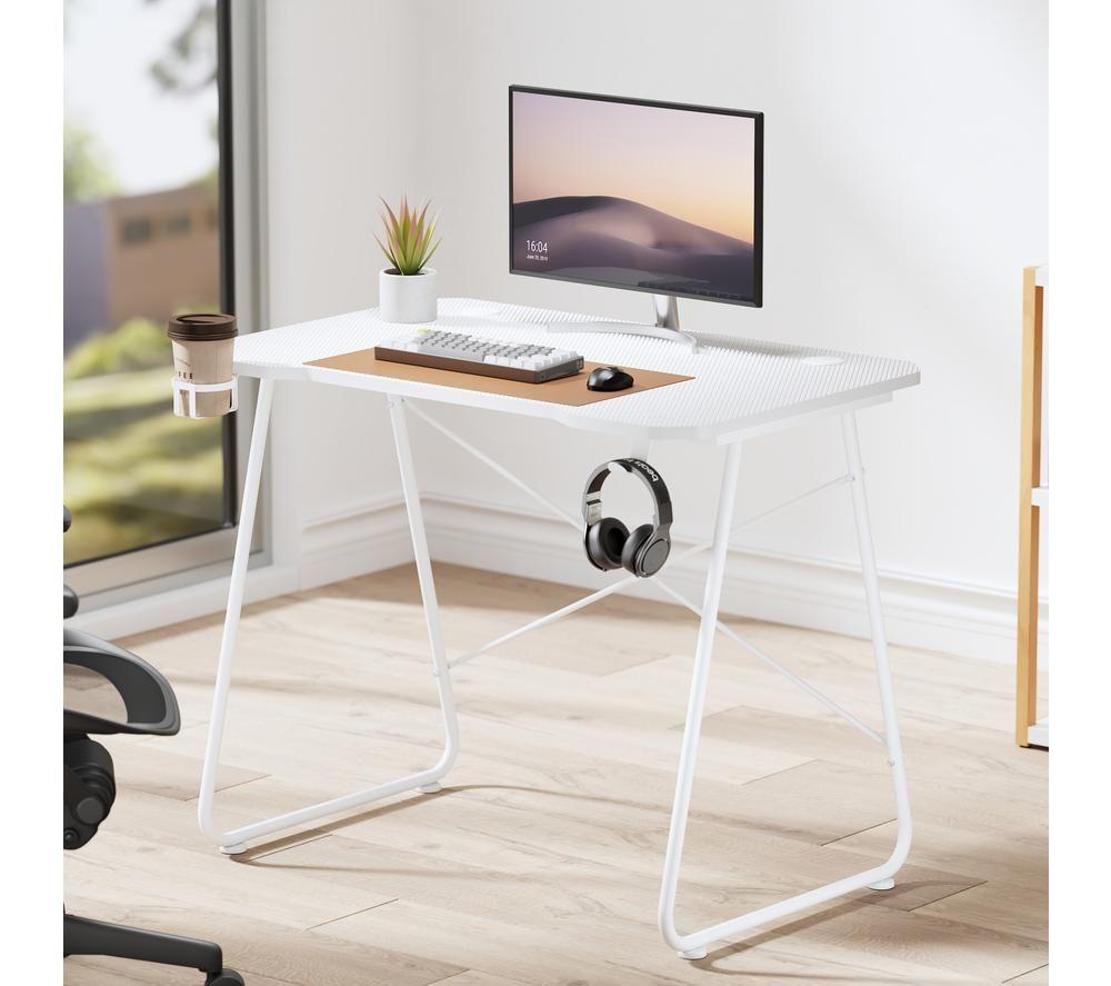 PROPERAV Office Computer Desk - White image number 3 of 4