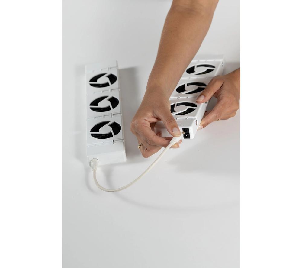 SPEEDCOMFORT Radiator Fan Extension Set - White image number 3 of 3
