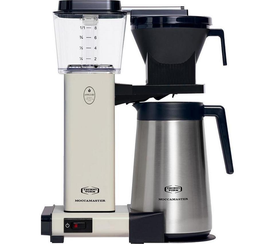 MOCCAMASTER KBGT 79414 Filter Coffee Machine - Off White