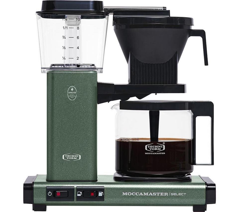 MOCCAMASTER KBG Select 53822 Filter Coffee Machine - Forest Green