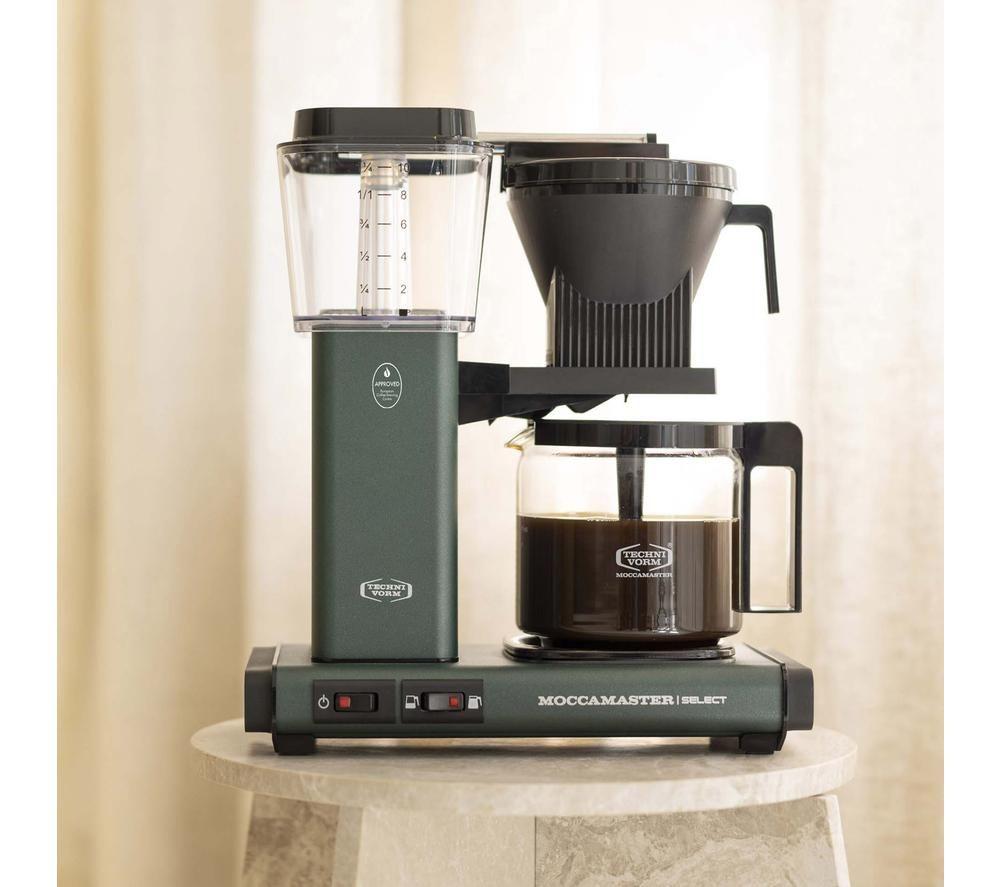 MOCCAMASTER KBG Select 53822 Filter Coffee Machine - Forest Green image number 2 of 6