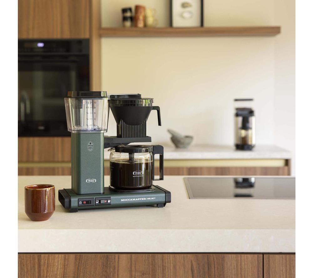 MOCCAMASTER KBG Select 53822 Filter Coffee Machine - Forest Green image number 4 of 6