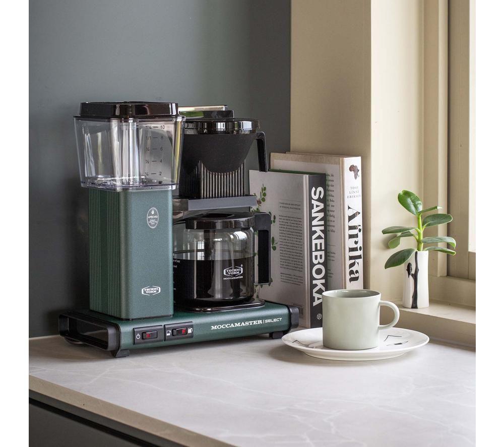 MOCCAMASTER KBG Select 53822 Filter Coffee Machine - Forest Green image number 5 of 6