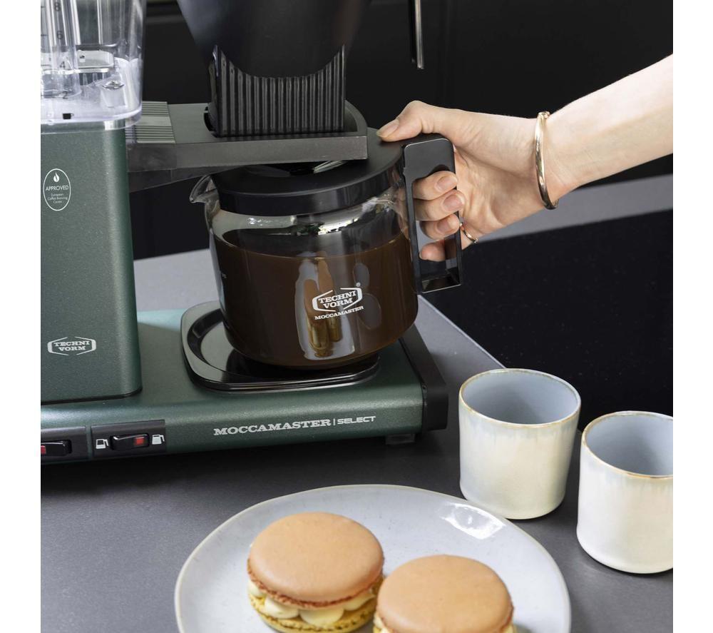 MOCCAMASTER KBG Select 53822 Filter Coffee Machine - Forest Green image number 6 of 6
