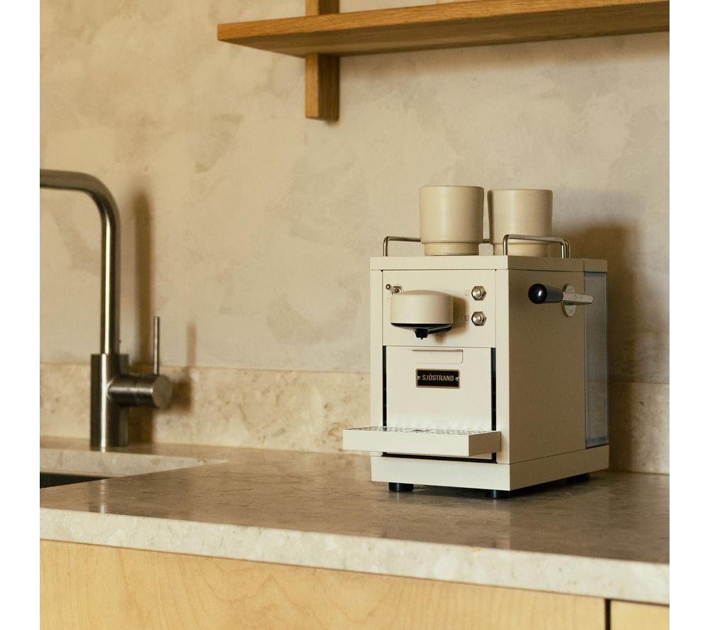 SJOSTRAND The Original Pod Coffee Machine - Beige image number 3 of 6
