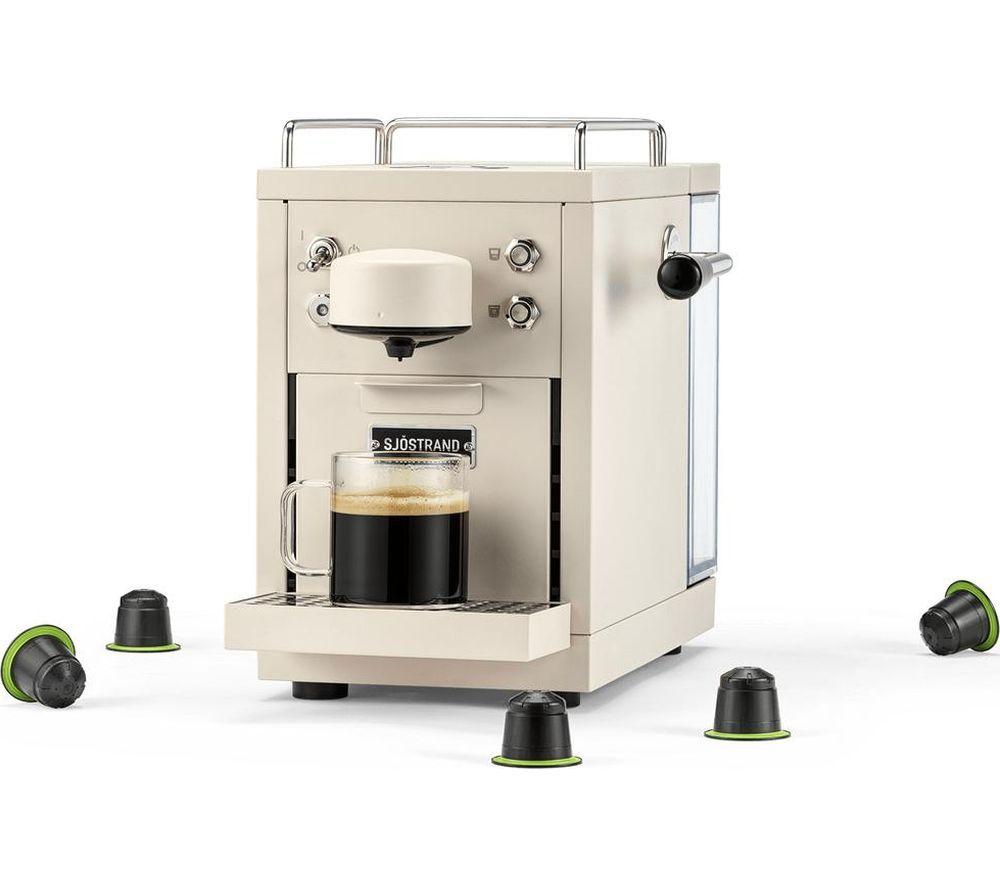 SJOSTRAND The Original Pod Coffee Machine - Beige image number 4 of 6