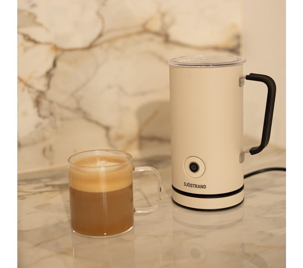 SJOSTRAND F1-BE-UK-A Electric Milk Frother - Beige image number 2 of 5