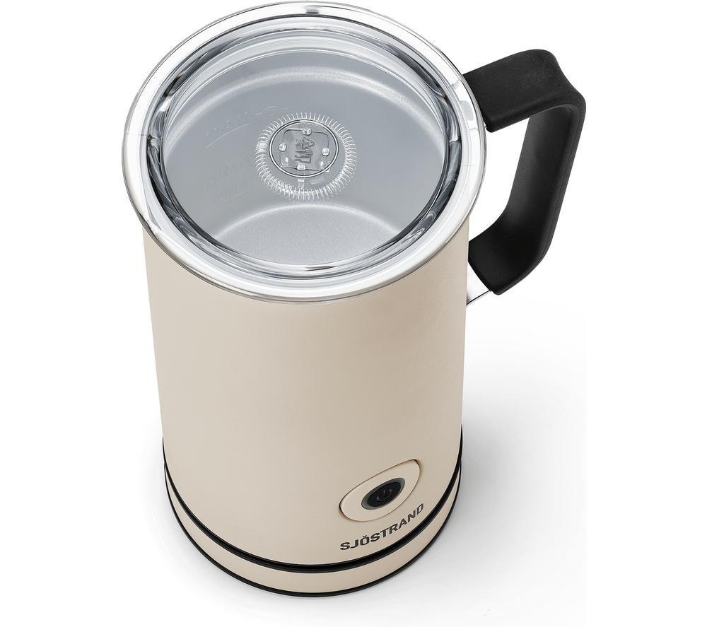 SJOSTRAND F1-BE-UK-A Electric Milk Frother - Beige image number 5 of 5