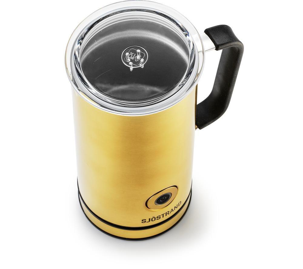 SJOSTRAND F1-BR-UK-A Electric Milk Frother - Brass image number 2 of 4