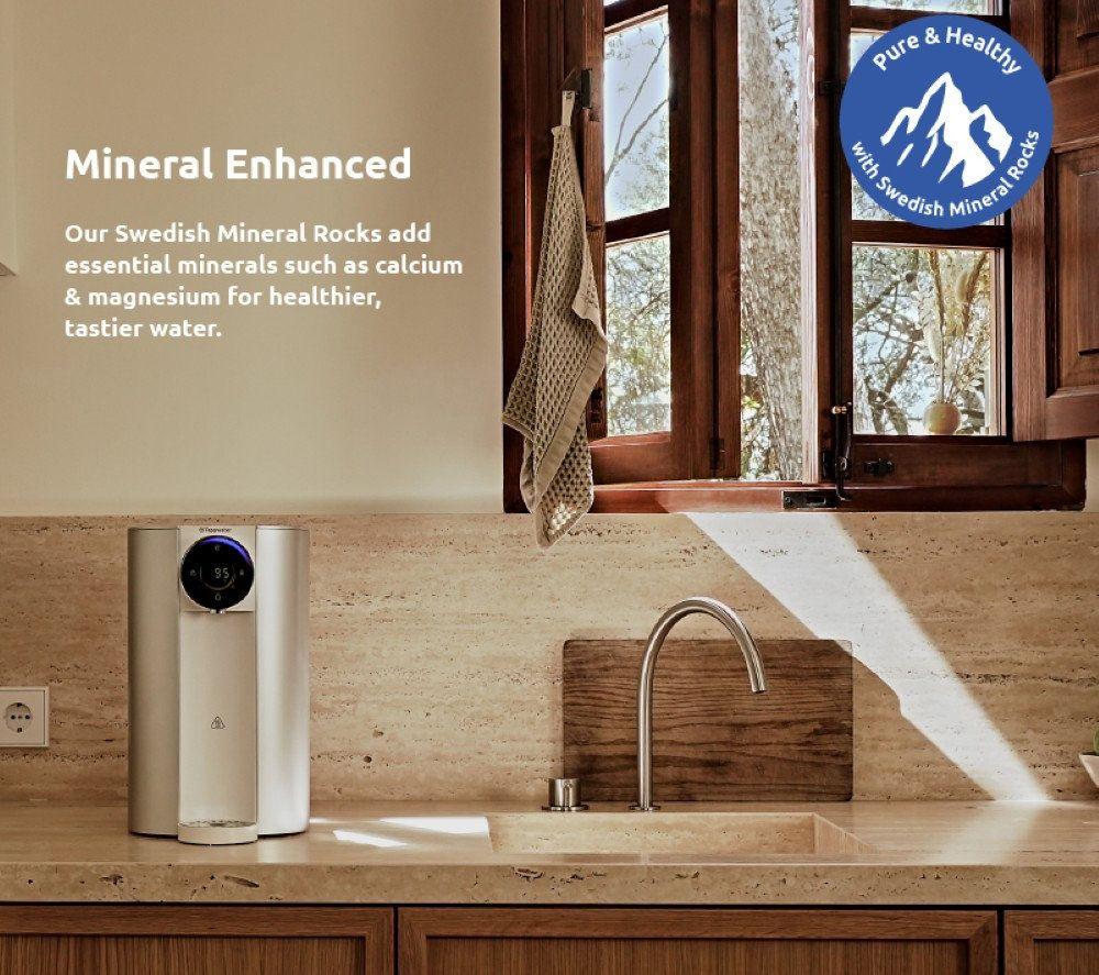 TAPPWATER Reverse Osmosis Countertop Water Purifier - Grey & White image number 2 of 9