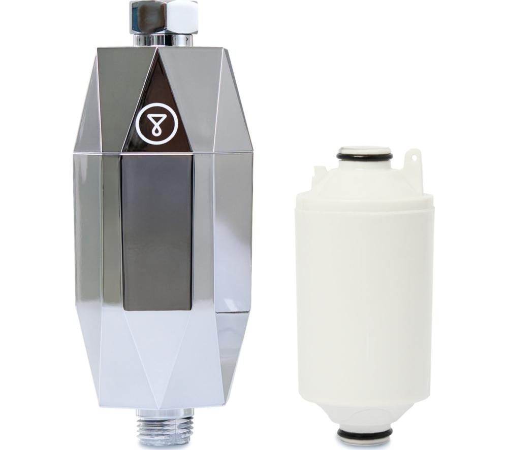 Tappwater Showerpro Diamond Shower Filter - Annual Pack, Silver