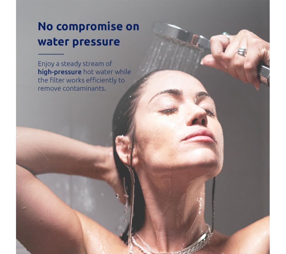 TAPPWATER ShowerPro Diamond Shower Filter - Starter Pack, Silver image number 6 of 8