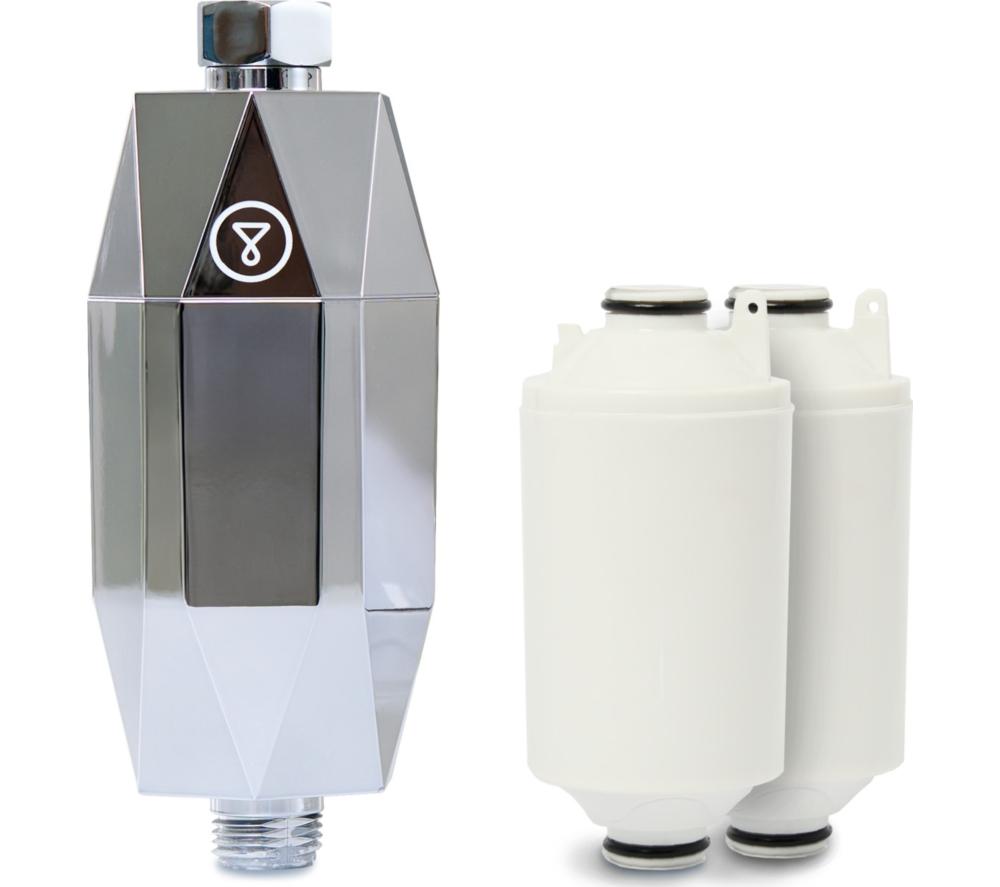 Tappwater Showerpro Diamond Shower Filter - Annual Pack, Silver