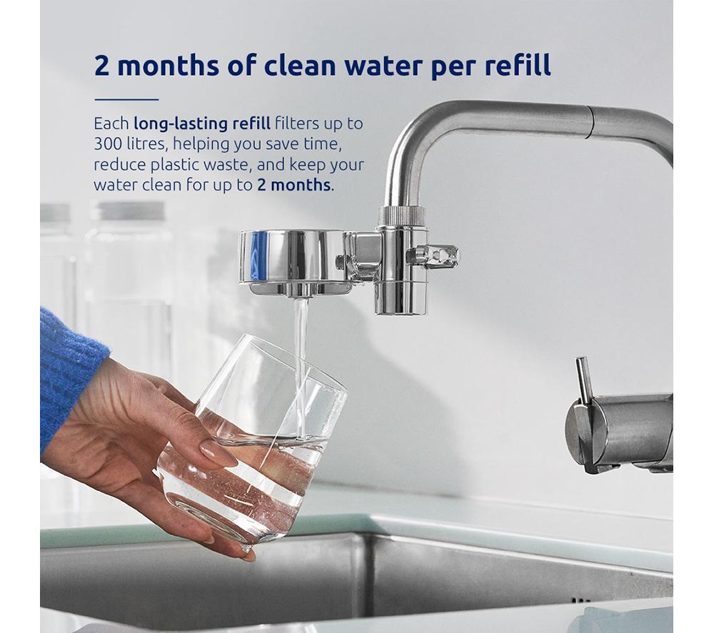TAPPWATER EcoPro Compact Water Filter - Annual Pack, Chrome Silver image number 6 of 8