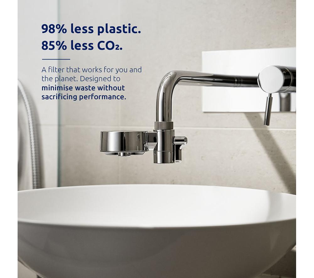 TAPPWATER EcoPro Compact Water Filter - Annual Pack, Chrome Silver image number 8 of 8