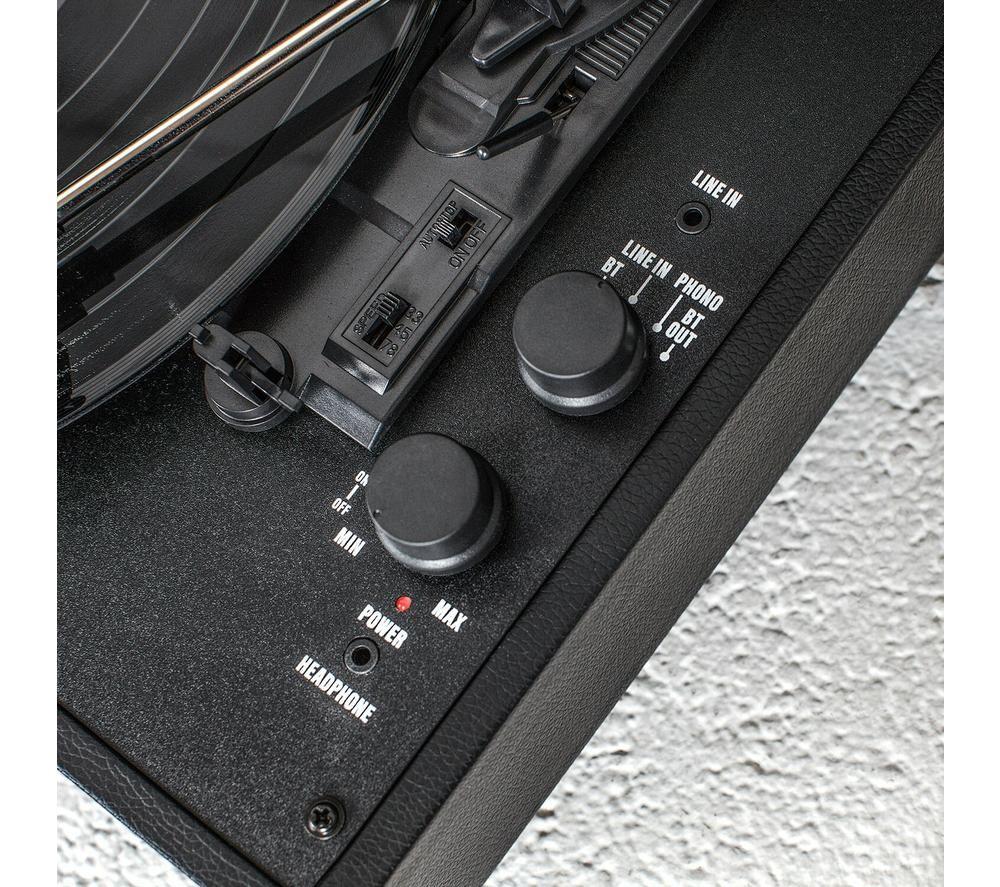 VICTROLA Journey+ Portable Belt Drive Bluetooth Turntable - Black image number 4 of 8