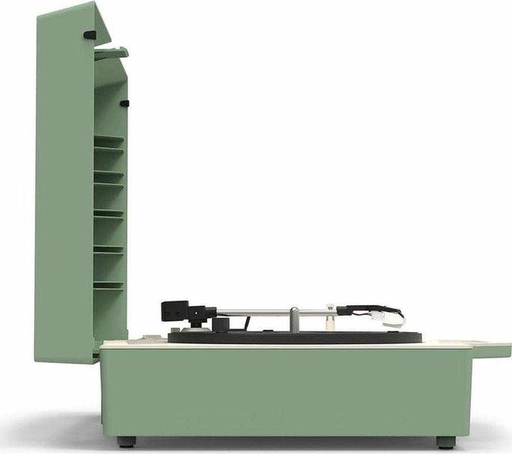 VICTROLA Re-Spin Portable Belt Drive Bluetooth Turntable - Basil Green image number 3 of 11