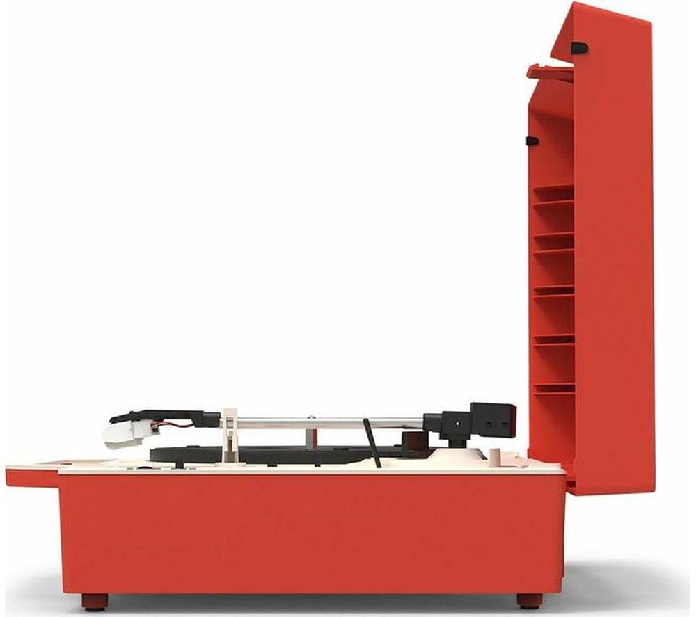 VICTROLA Re-Spin Portable Belt Drive Bluetooth Turntable - Red image number 2 of 11