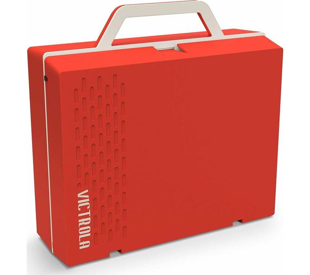 VICTROLA Re-Spin Portable Belt Drive Bluetooth Turntable - Red image number 5 of 11