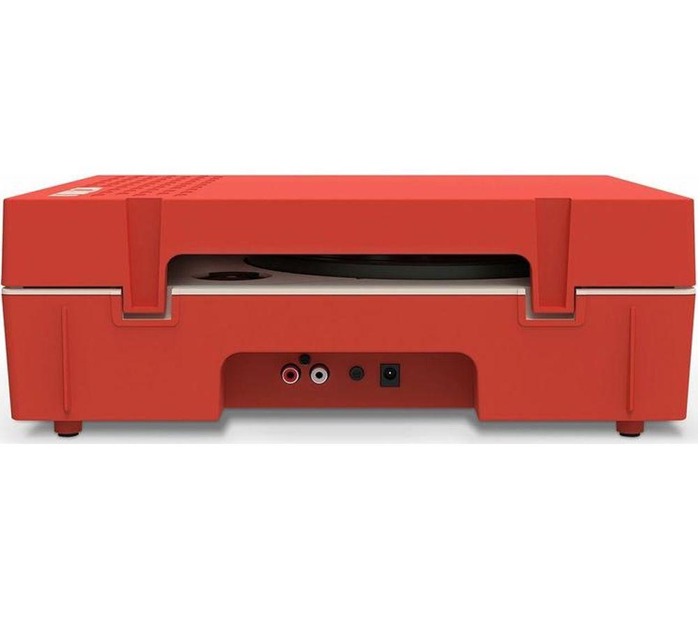 VICTROLA Re-Spin Portable Belt Drive Bluetooth Turntable - Red image number 8 of 11