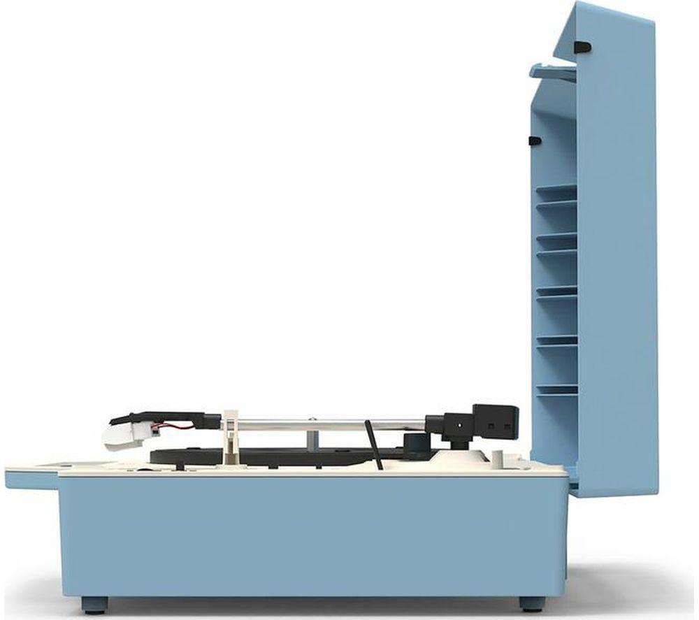 VICTROLA Re-Spin Portable Belt Drive Bluetooth Turntable - Light Blue image number 2 of 12