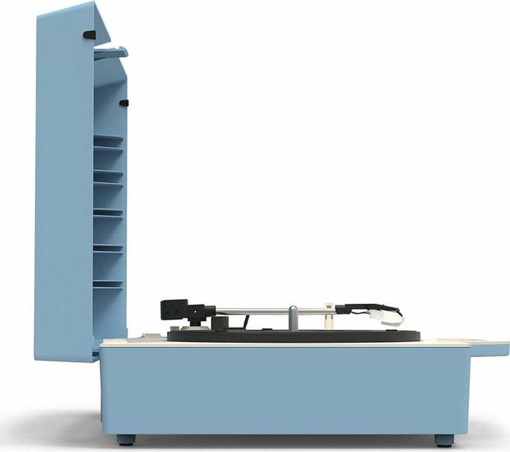 VICTROLA Re-Spin Portable Belt Drive Bluetooth Turntable - Light Blue image number 3 of 12