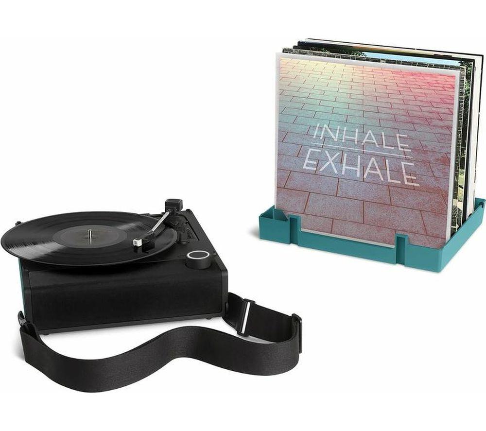 VICTROLA Revolution Go Portable Belt Drive Bluetooth Turntable - Celestial Blue image number 2 of 10