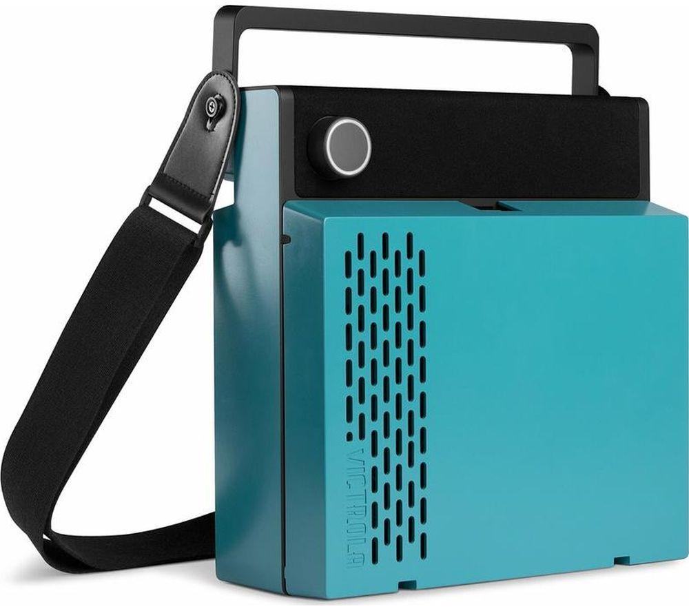 VICTROLA Revolution Go Portable Belt Drive Bluetooth Turntable - Celestial Blue image number 3 of 10